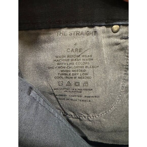 Ann Taylor Straight Jeans Dark Wash Sz 4 - Picture 4 of 4